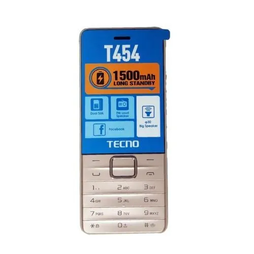 Tecno T454, 2.8" 4MB Ram/ 4MB Ram 1500MAh Fm Dual Sim - Champagne Gold - Image 1