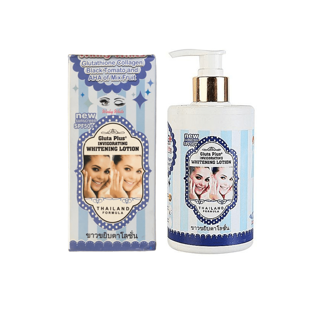Gluta Winky White Gluta Plus Invigorating Whitening Lotion New Sunscreen SPF50 - Image 1
