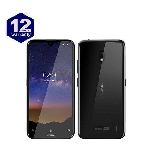 Nokia 2.2 -5.71" HD+ DISPLAY - 16GB ROM + 2GB RAM -13MP + 5MP -FACE UNLOCK - ANDROID 9 + 12 MONTHS WARRANTY -BLACK - Image 1