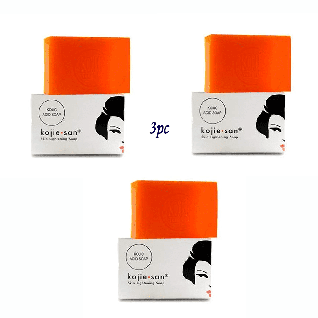 Kojie San Kojic Acid Skin Lightening Soap (3packs) - Image 1