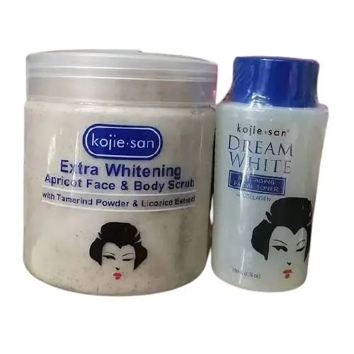 s4 Kojie San Apricot Face And Body Scrub With Free Serum - Image 1