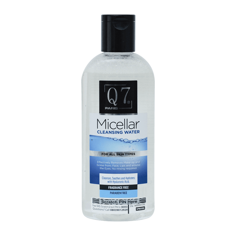 Micellar-Cleansing-Water Q7 Paris Micellar Cleansing Water – 250ml - Image 1