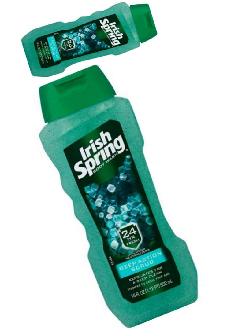 Irish spring deep action scrub (2pcs) - Image 1