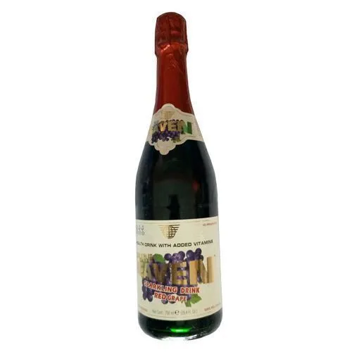 1 – 2021-04-26T215940.142 Pure Heaven Red Grape Sparkling Non- Alcoholic Fruit Wine -750ml (Pack of 12) - Image 1