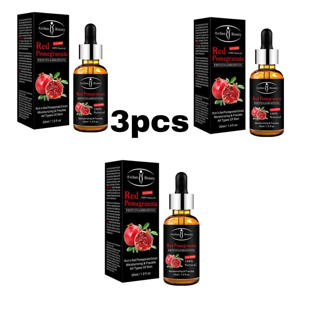 PicsArt_05-22-08.55.38 Aichun beauty red pomegranate face serum x3pcs - Image 1