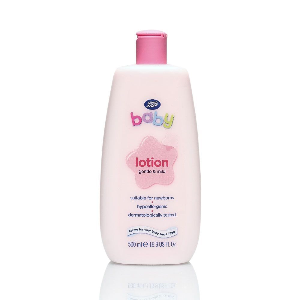 b4 Boots Baby Lotion (Gentle & Mild) – 500ml - Image 1