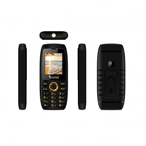 3 (18) Bontel L800 1.77 Inch Big Screen,Big Speaker,Power Bank Option, 1000mAh Battery- Black - Image 1