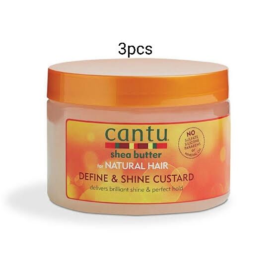 Cantu Define & shine Custard 3pcs - Image 1