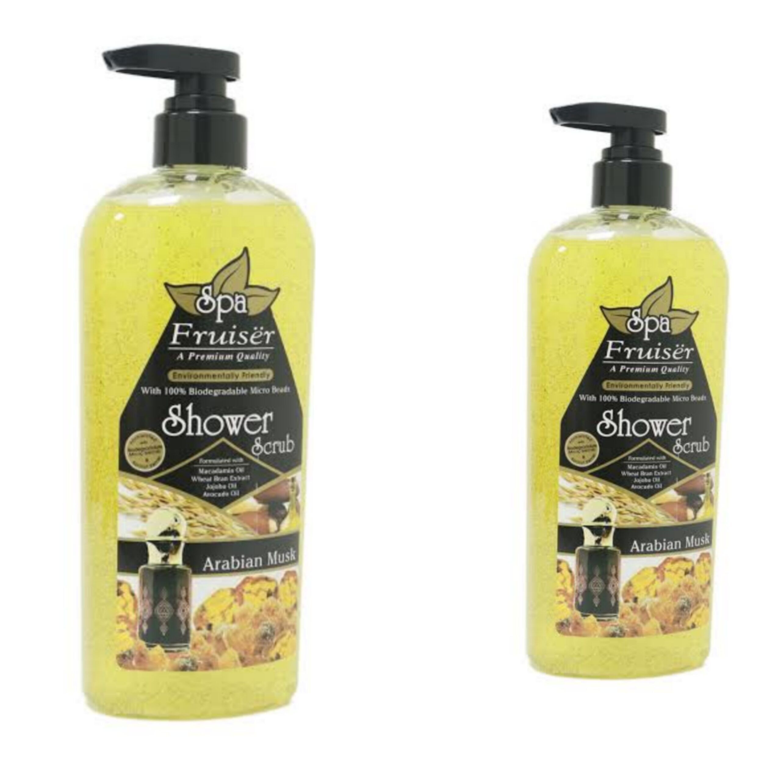 Picsart_22-02-25_18-12-08-116 Spa Fruiser Arabian Musk Shower Scrub Gel -2 Pieces - Image 1