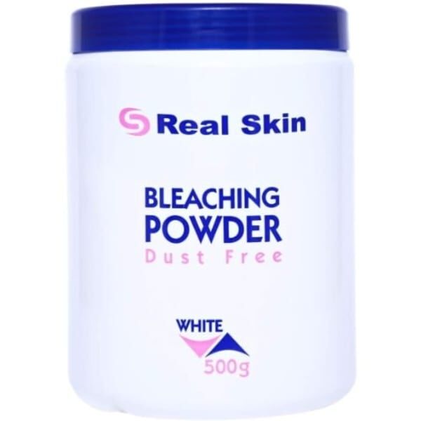 120278_1644414364 Real Skin Dust Free Bleaching Powder (White)- 500g - Image 1
