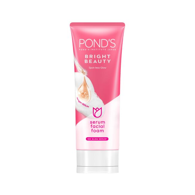 Pond's Bright Beauty Spot Less Glow Serum Facial Foam - 100gm - Image 1
