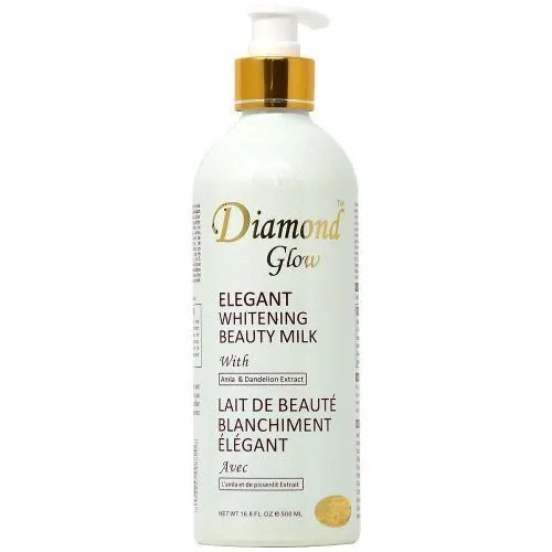 Diamond Glow Elegant Whitening Beauty Milk - 500ml - Image 1