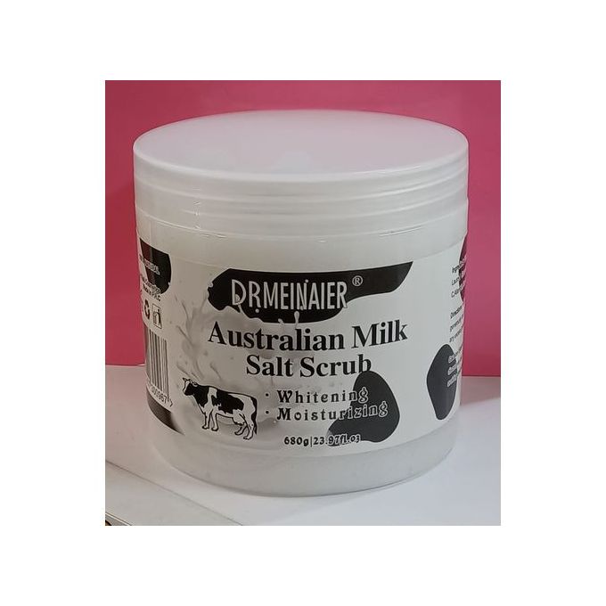 9D166679-C19A-4055-9F69-F6D67C159AAE Dr Meinaier Australian Milk Salt Scrub 500g - Image 1