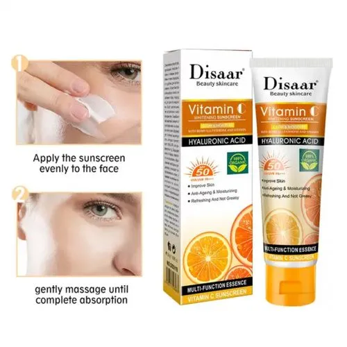 Disaar Vitamin C hyaluronic Acid Sunscreen 50g - Image 1