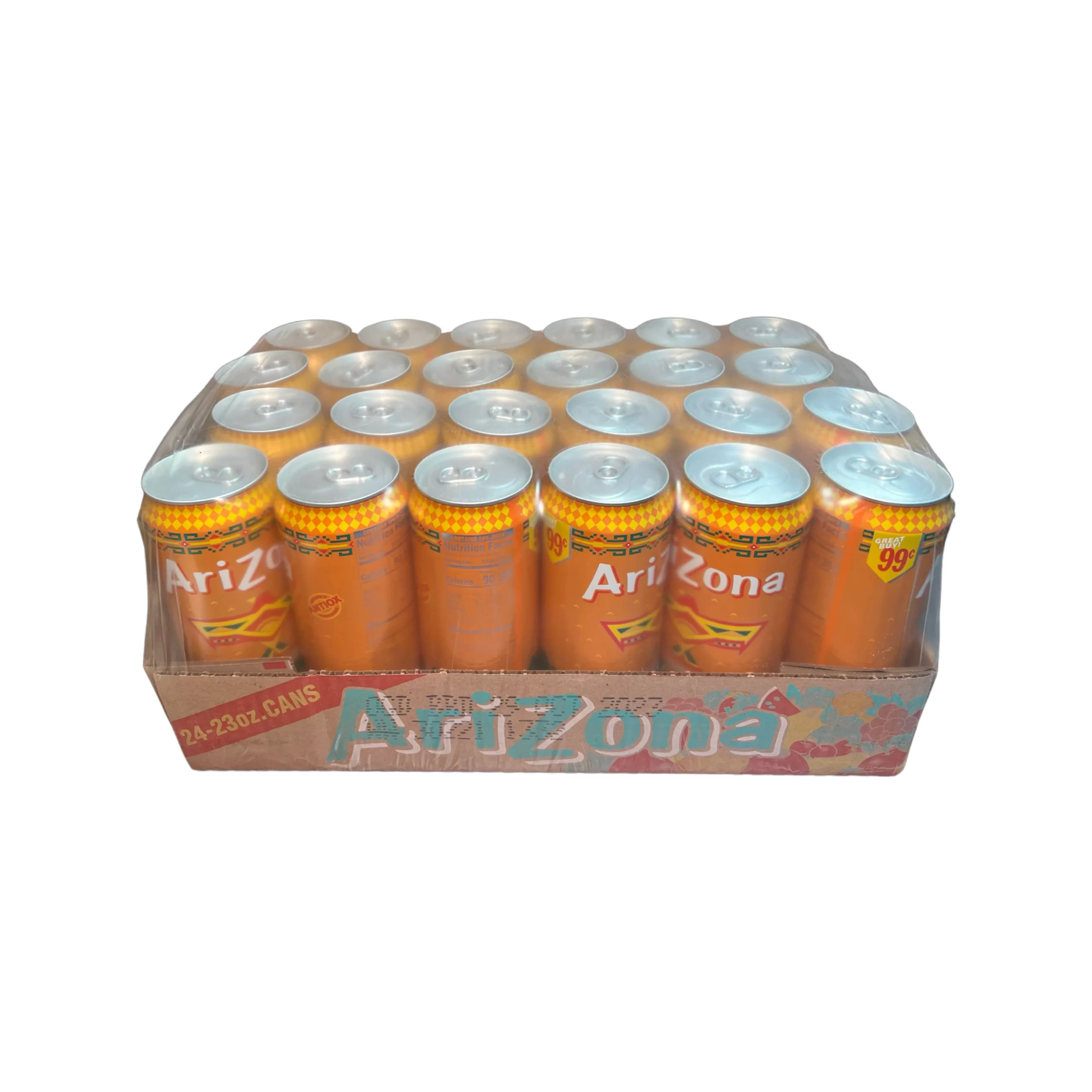 AriZona Orangeade Juice Cocktail - Big Can (Pack Of 24) - Image 1