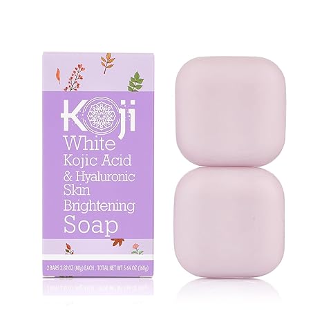 Koji White Kojic Acid & Hyaluronic Acid Skin Brightening Soap ( 2.82 Oz / 2 Bars) - Image 1