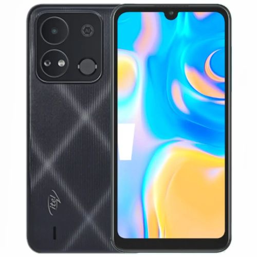 1 – 2023-10-09T011502.322 itel A04 6.3" HD+ Screen, 2GB RAM + 32GB ROM, 4000mAh, 5MP Camera, 3G, Fingerprint & Face Unlock - Black +Free Case (Copy) - Image 1