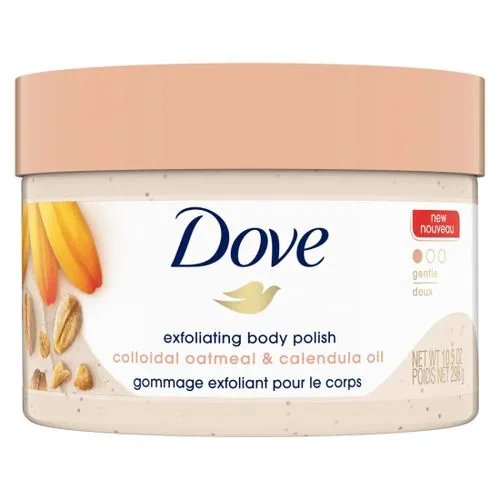 1 - 2023-12-21T193519.492 Dove Exfoliating Body Polish Colloidal Oatmeal & Calendula Oil - 298g - Image 1