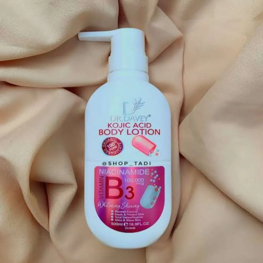 Dr Davey Kojic Acid Body Lotion Niacinamide 500ml - Image 1