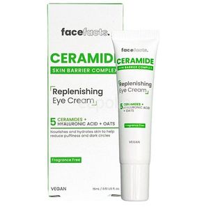 Face Facts Ceramide Replenishing Eye Cream – 15ml - Image 1