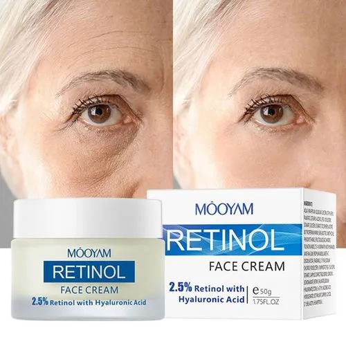 MOOYAM Retinol Face Cream Repair Skin Remove Wrinkle & Anti-Aging - Image 1