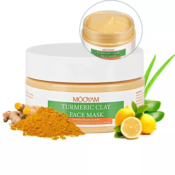 1898384365-367238600_360x MOOYAM Turmeric Clay Face Mask With Vitamin C - 150g - Image 1