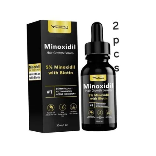 5% Minoxidil Hair Growth Serum 30ml ×2