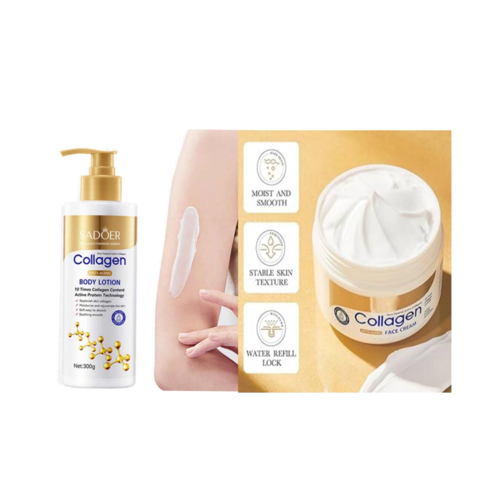 Collagen lotion & face cream