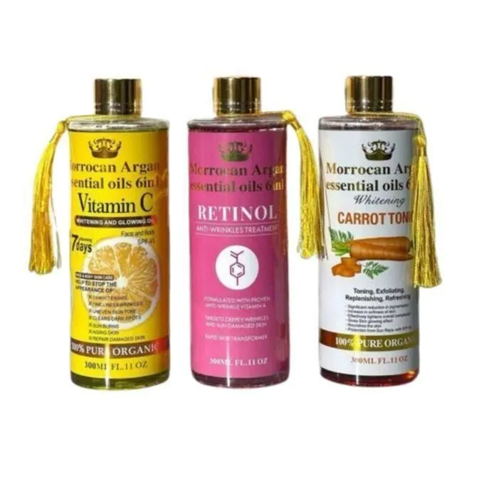 Vitamin c + retinol + carrot tonic body oil