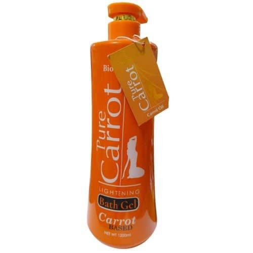 Carrot based bath gel