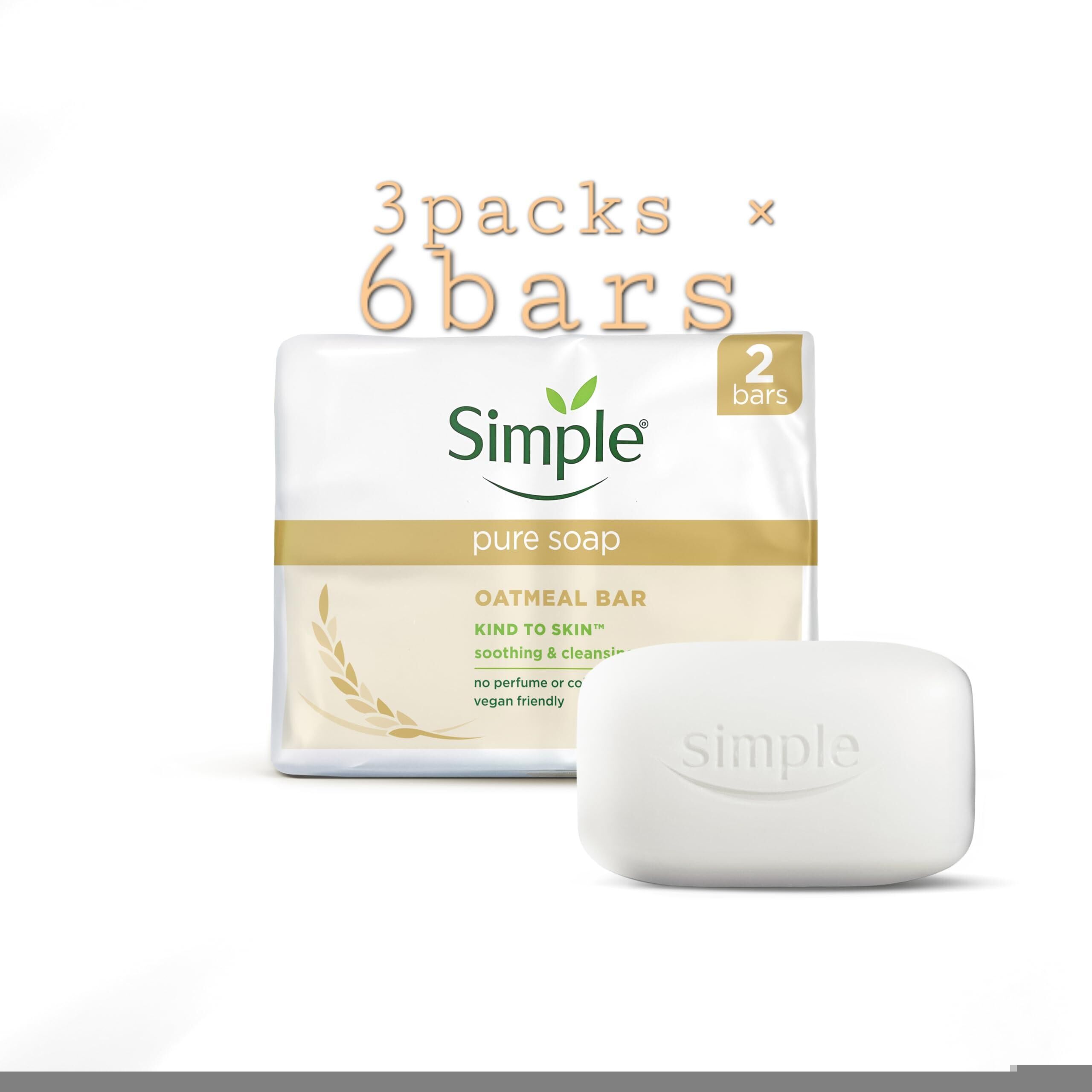 Pure soap oatmeal bar ×6