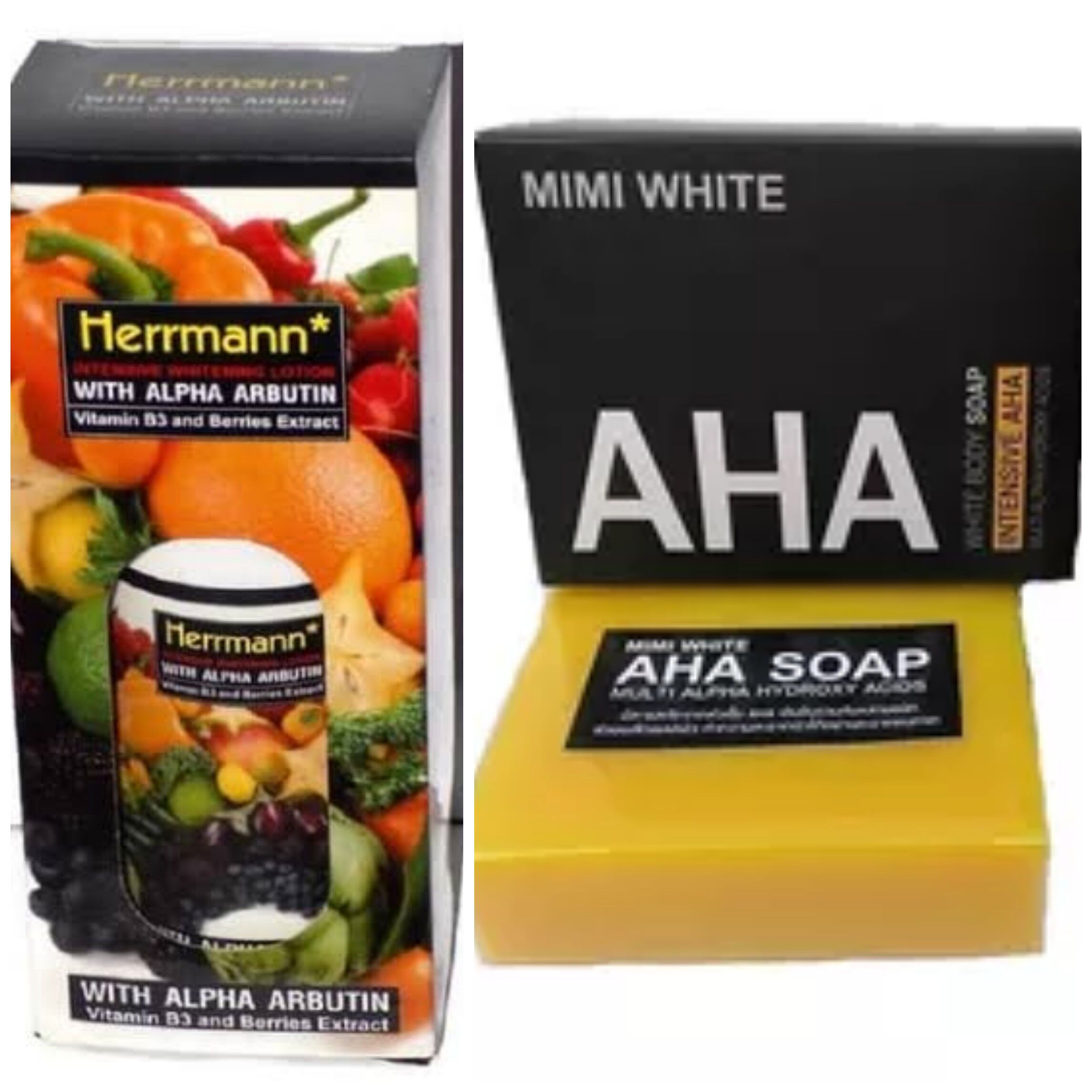 PicsArt_03-19-08.31.27 Herman Aha lotion + Aha Soap - Image 1