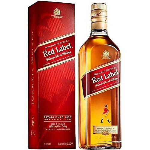 1 – 2020-04-22T010934.019 Johnnie Walker Red Label Blended Scotch Whiskey - 70cl x12 - Image 1
