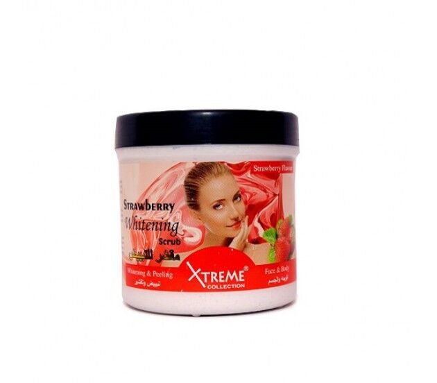 Xtreme Collection Strawberry Facial Whitening Scrub - 500g - Image 1
