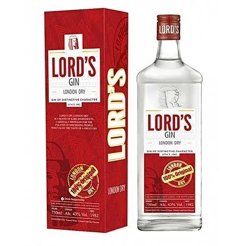 1 – 2020-06-29T175350.025 Lord's London Dry Gin 750ml(43% alc) - Image 1