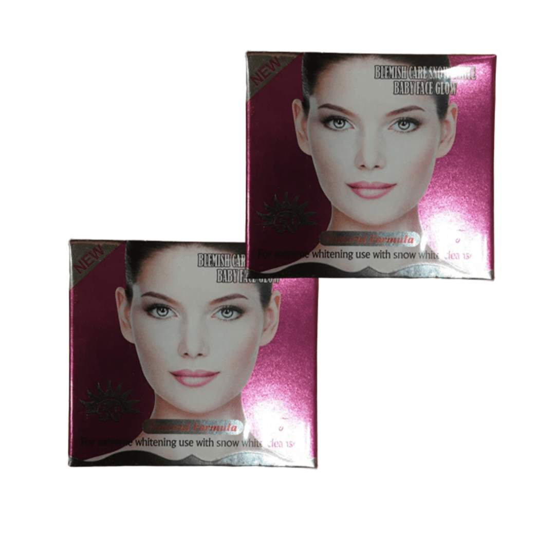 Blemish Care Snow White Baby Face Glow(2pcs) - Image 1