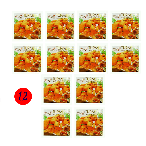Soft Soap Tumeric With Honey Soap - 12 Pieces - Image 1