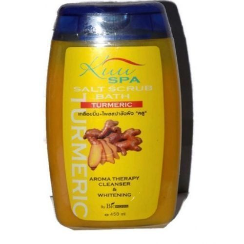 Kuu Spa Turmeric Aroma Therapy Cleanser & Whitening Salt Scrub - Image 1