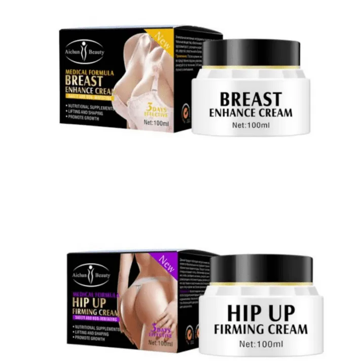 Aichun Beauty Breast Enhancement Essential + Hip Up Firming Cream -100ml - Image 1