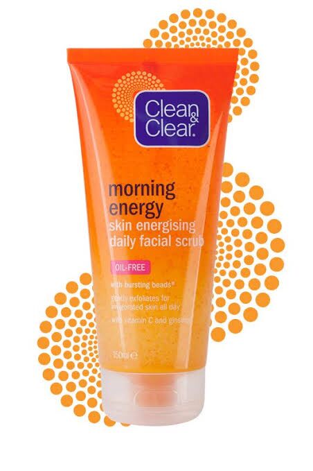 images (21) Clean & Clear Morning Energy Skin Energising Daily Facial Scrub - 150ml - Image 1