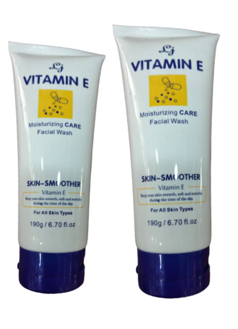 Vitamin E Moistrizing Facial Wash - 2 Pieces - Image 1