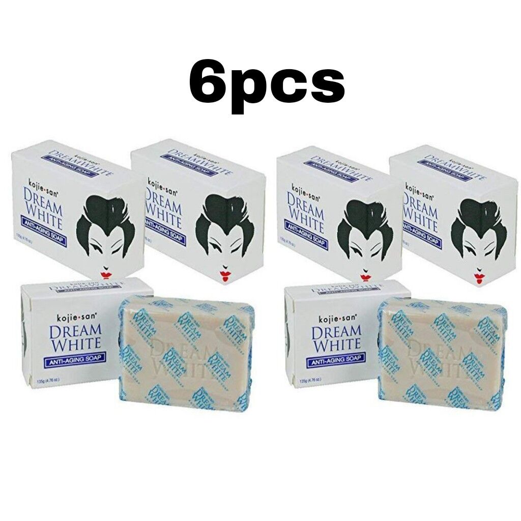 Kojie san dream white Anti-Aging Soap 135g x6pcs - Image 1