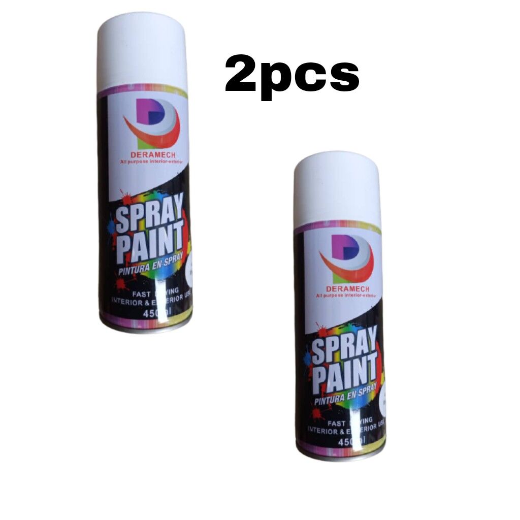 PicsArt_05-03-02.46.49 Deramech Spray paint (White) x2pcs - Image 1