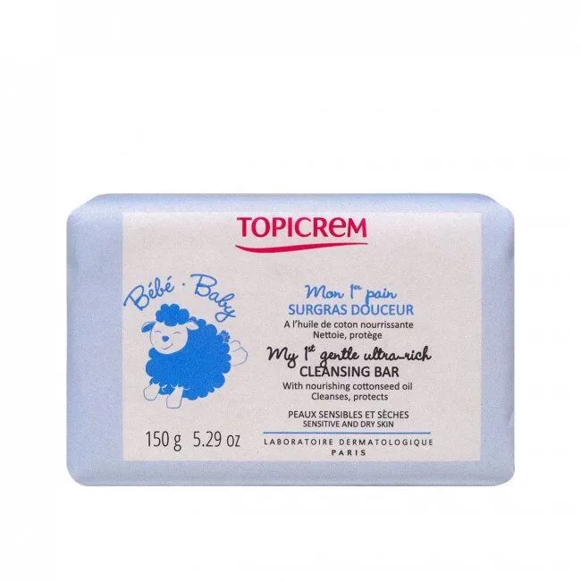 topicrem-my-1st-gentle-ultra-rich-cleansing-bar-150g Topicrem my 1st Gentle Ultra rich cleansing bar 150g - Image 1