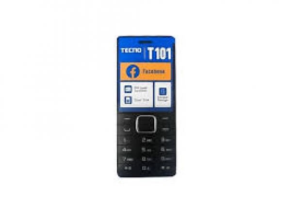 _1624028938 Tecno T101 Dual Sim Camera FM Radio Torch Light 5MB HDD 5MB RAM- Black - Image 1