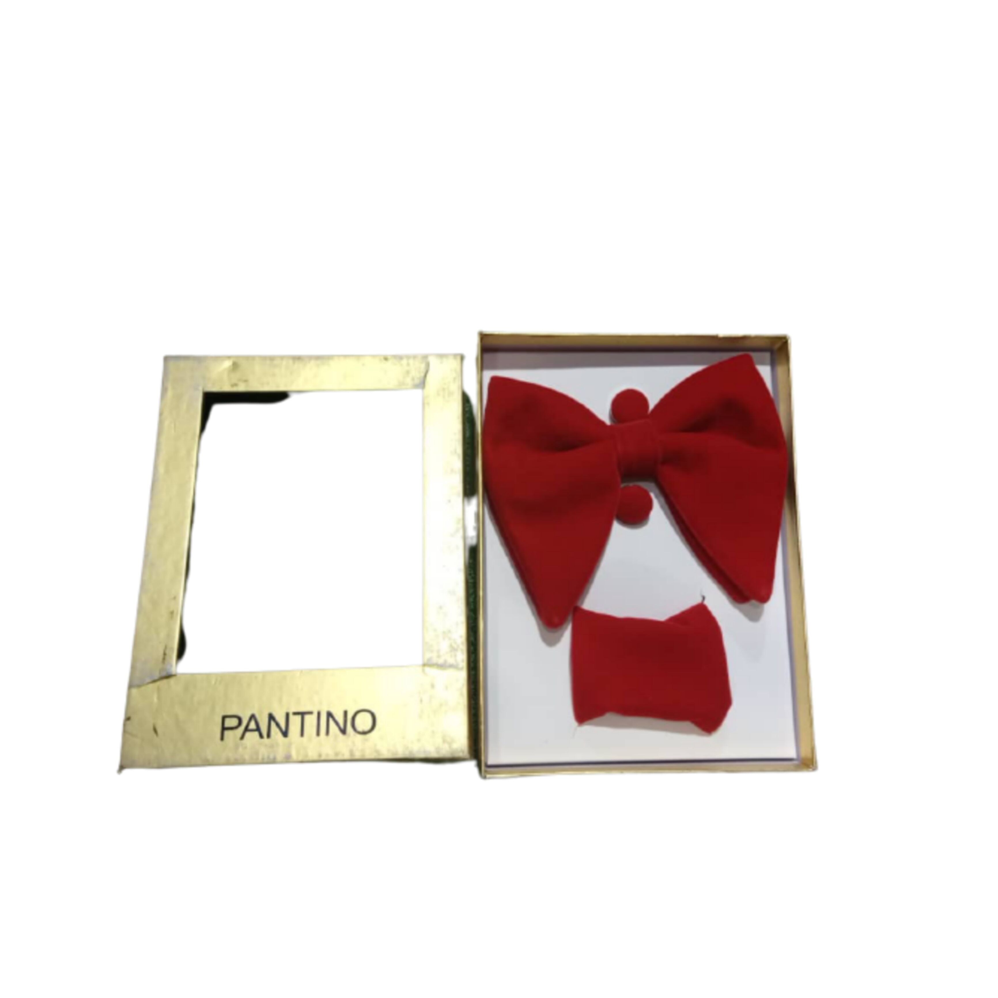 PicsArt_08-01-10.39.53 Bow Tie, Cuff-links & Pocket Apparel - Red - Image 1