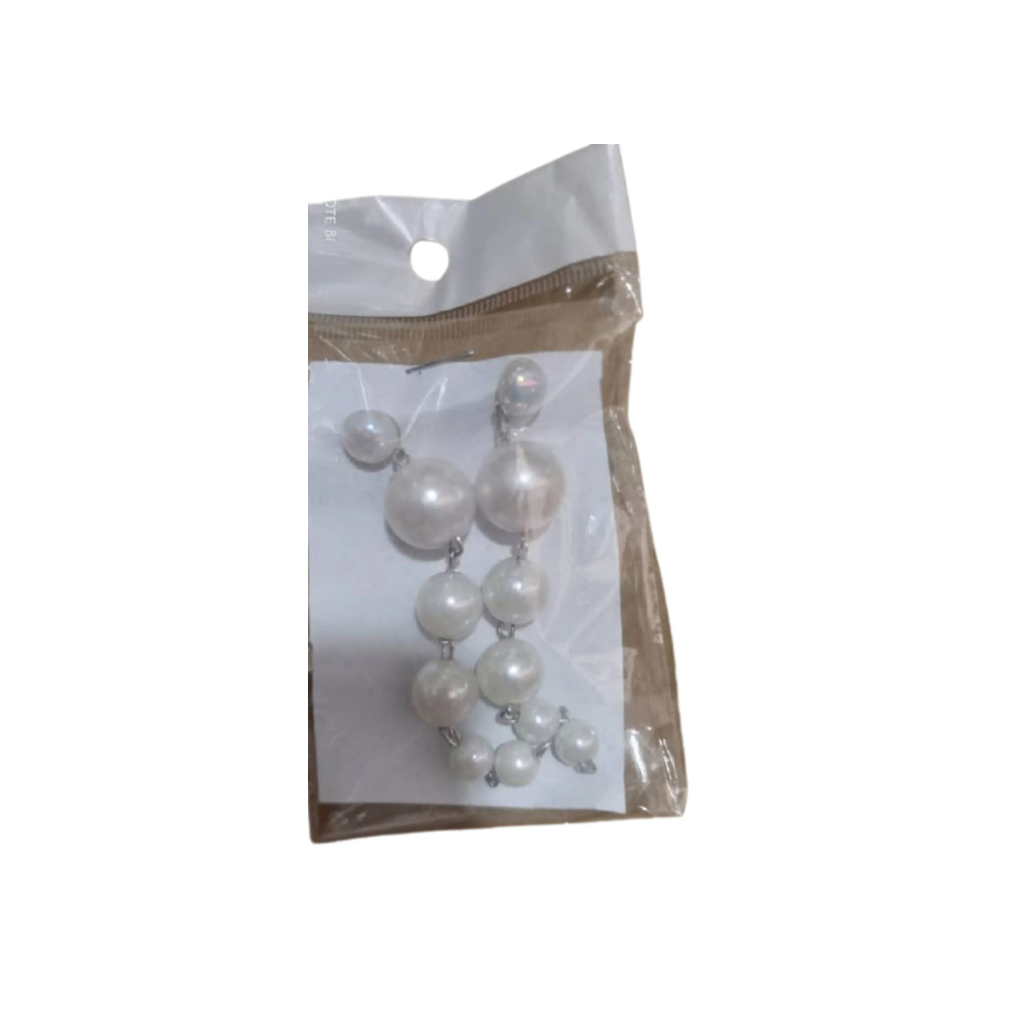 Beautiful Pearl Drop Earrings -white x12 - Image 1