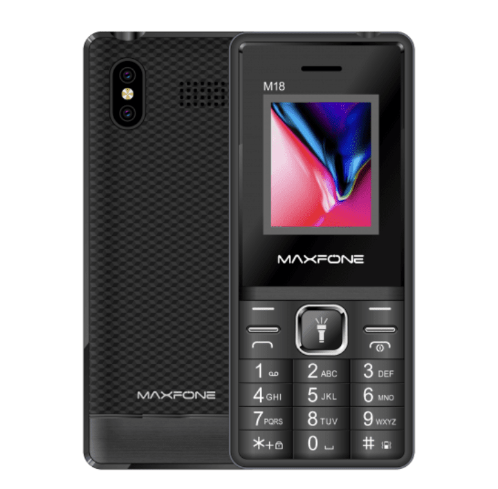 Screenshot_20210808-080113 Maxfone M18 Push-button Telephone Dual Sim Bluethooth Big Torch Speaker Camera 2000mAh Battery - Black - Image 1