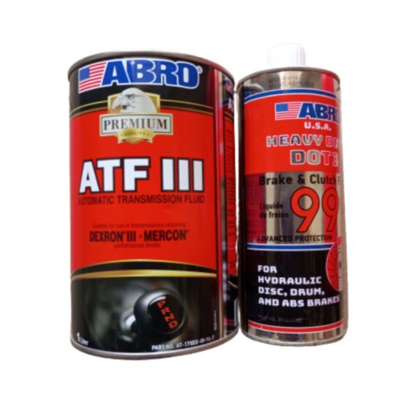 IMG_20211018_2634 Abro transmission fluid 1litre and brake and clutch fluid - Image 1
