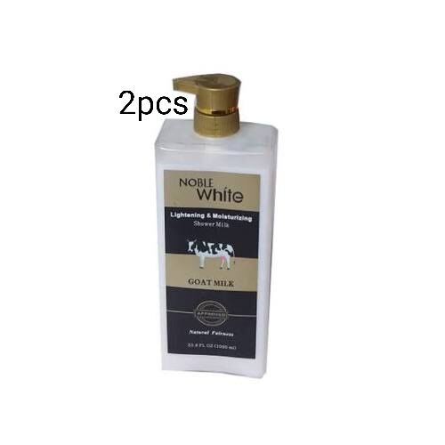 images (22) Nobel white lightening Moisturizing Goat Milk shower gel 1000ml 2pcs - Image 1